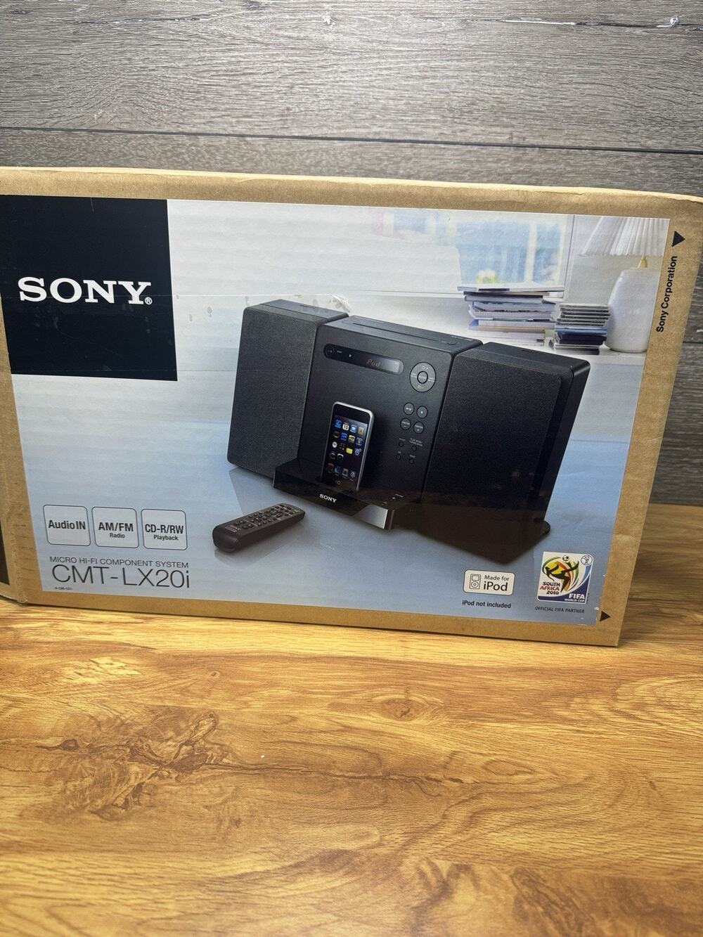 Sony HCD-LX20i CD Player iPhone iPod Dock Stereo Shelf System Remote Bundle ~New
